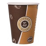 1-PACK Coffee-to-go-Becher aus Pappe