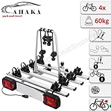 AHAKA Fahrradträger-Anhängerkupplung (4 Fahrräder)