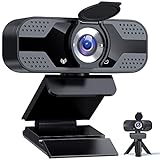 ANVASKEU Webcam mit Mikrofon
