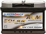 Electronicx AGM-Batterie 100Ah