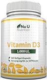 Nu U Nutrition Vitamin D3