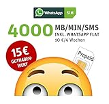 WhatsApp SIM Surfstick mit Tarif